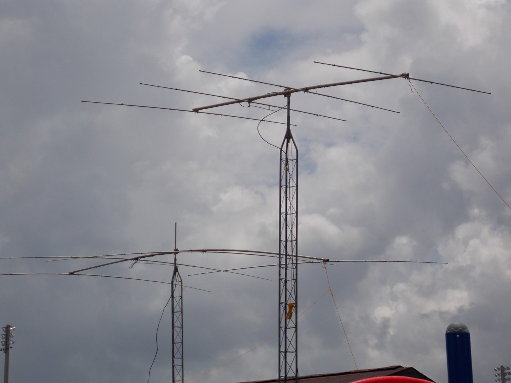 Two antennas used for Field Day Comminications